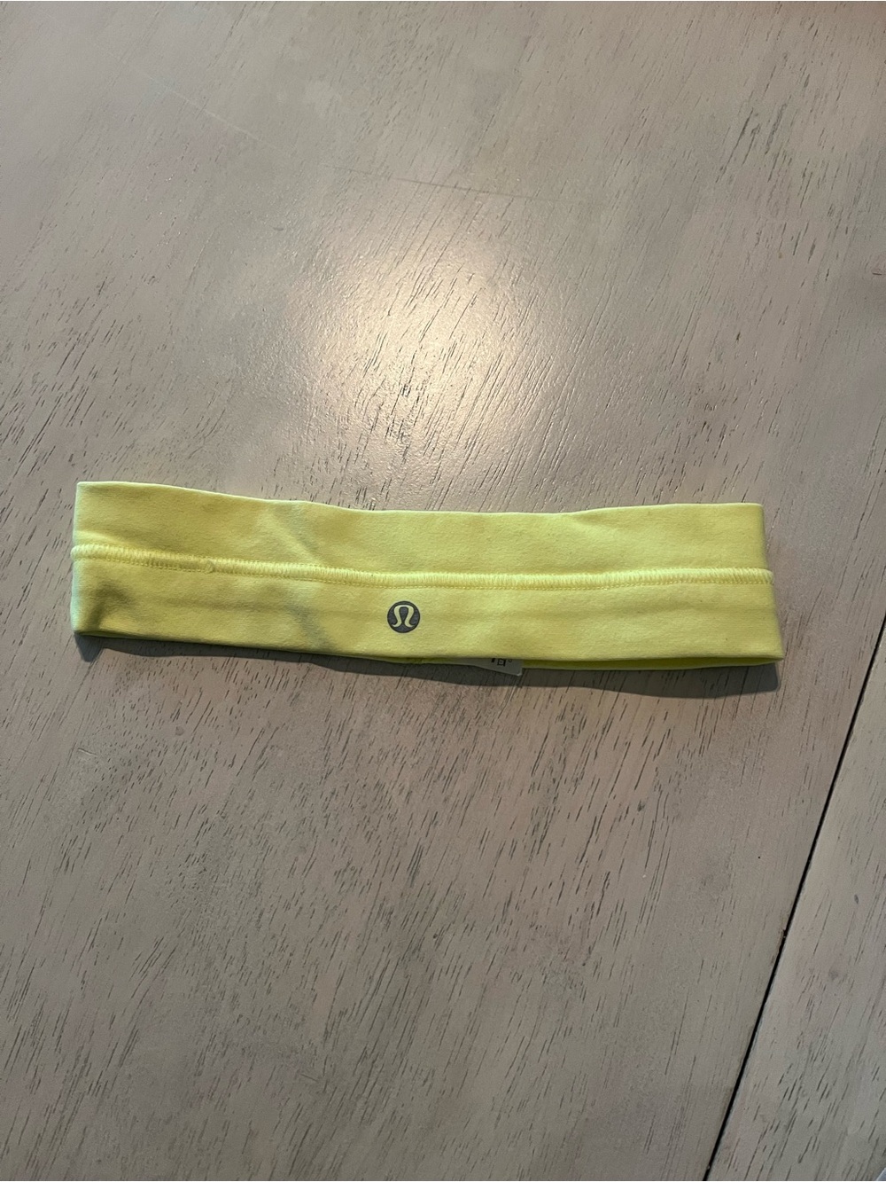 lululemon athletica lemon-yellow stretch workout headband